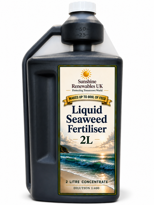 Liquid Seaweed Fertiliser 2L - Ultra-Concentrated – Super Strength 1:400 General Purpose Feed
