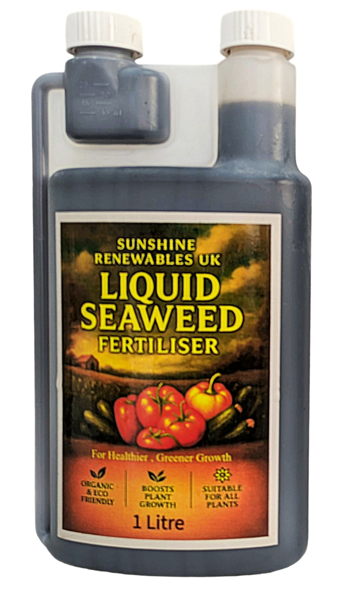 Liquid Seaweed Fertiliser 1L - Organic General Purpose Plant Feed