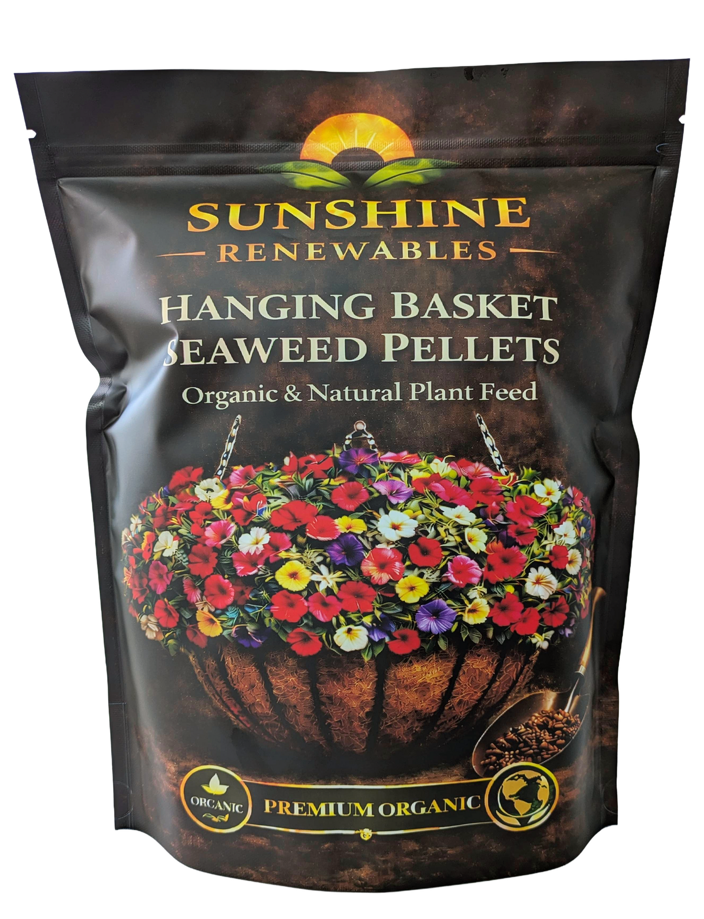 1kg Seaweed Hanging Basket Pellets – Concentrated Feed for Strong Flower & Root Growth