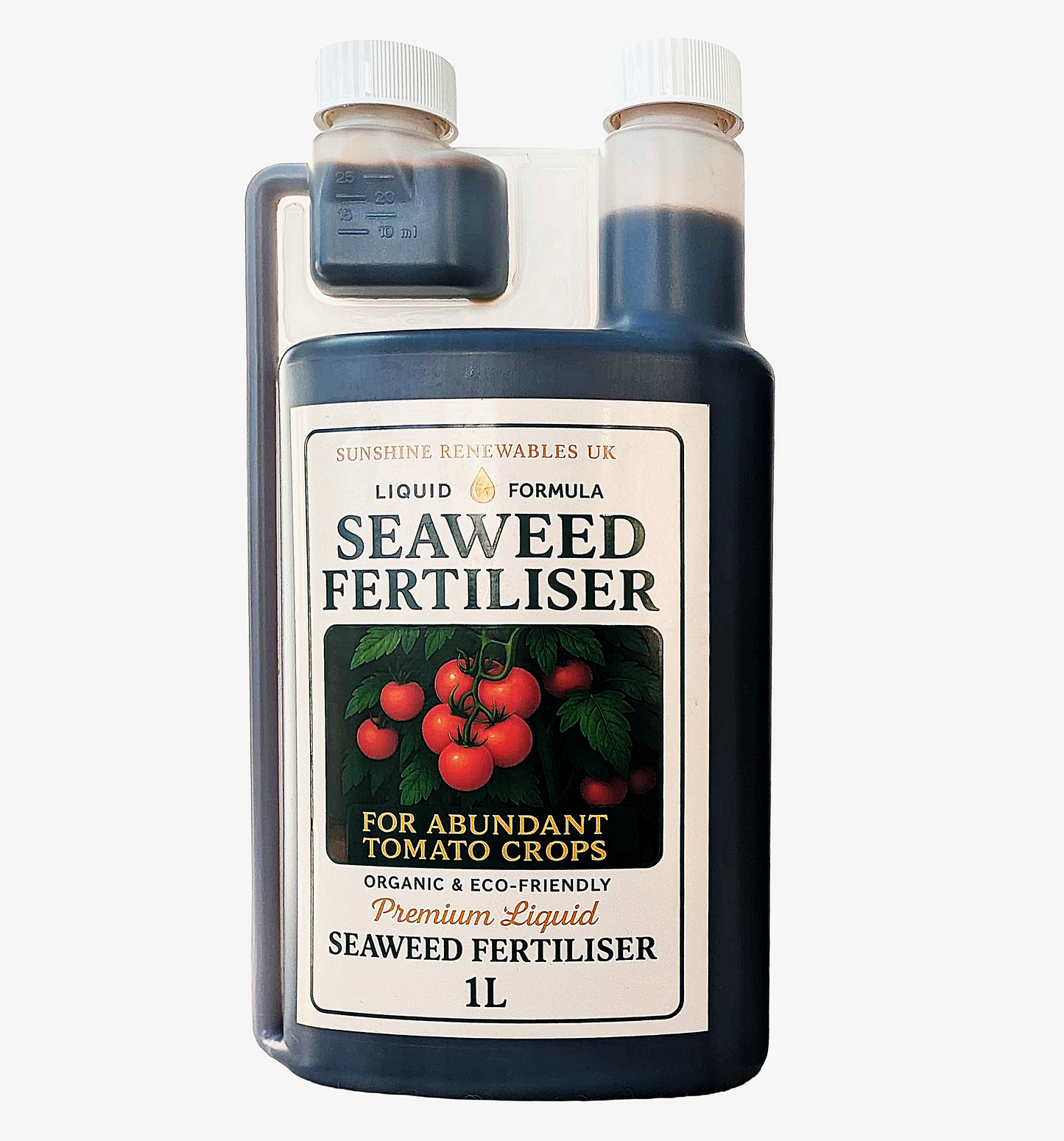 Liquid Seaweed Tomato Fertiliser 1L – Nutrient-Rich Organic Feed (1:300 Dilution)