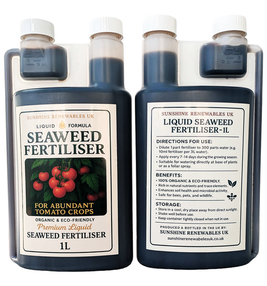 1L Liquid Seaweed Tomato Fertiliser – Nutrient-Rich Organic Feed (1:300 Dilution)