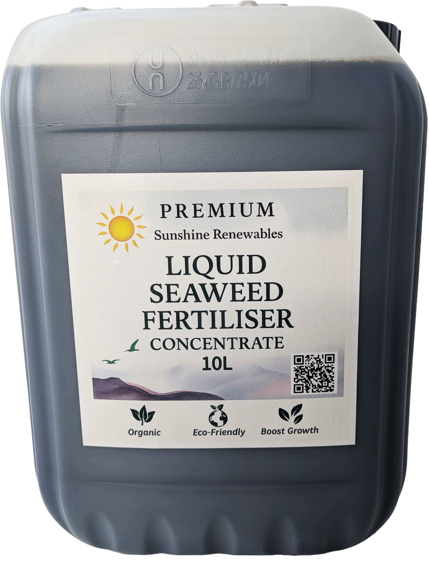 10L Ultra-Concentrated Liquid Seaweed Fertiliser – Super Strength 1:400 General Purpose Feed