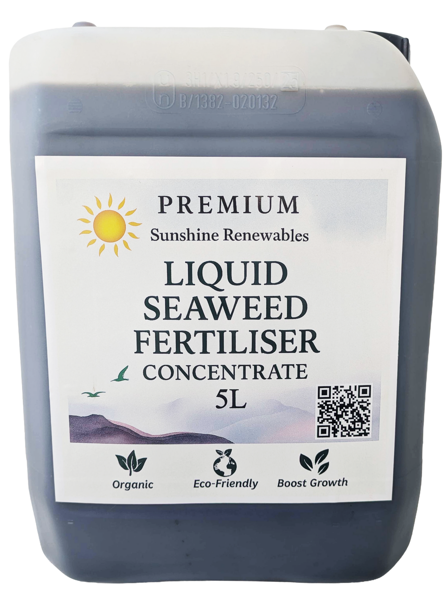5L Ultra-Concentrated Liquid Seaweed Fertiliser – Super Strength 1:400