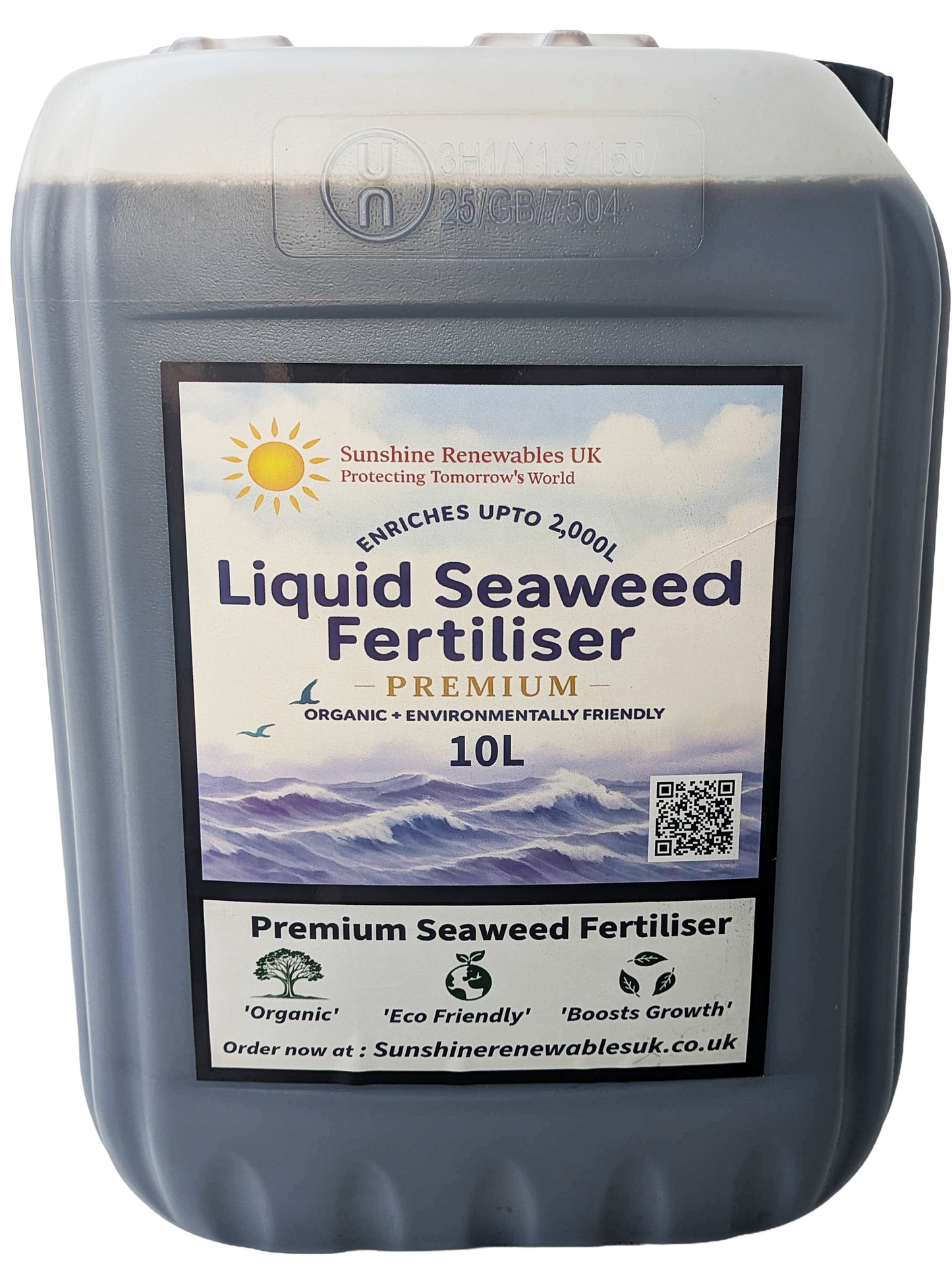 10L Premium Liquid Seaweed Fertiliser – Concentrated 1:200 General Purpose Feed