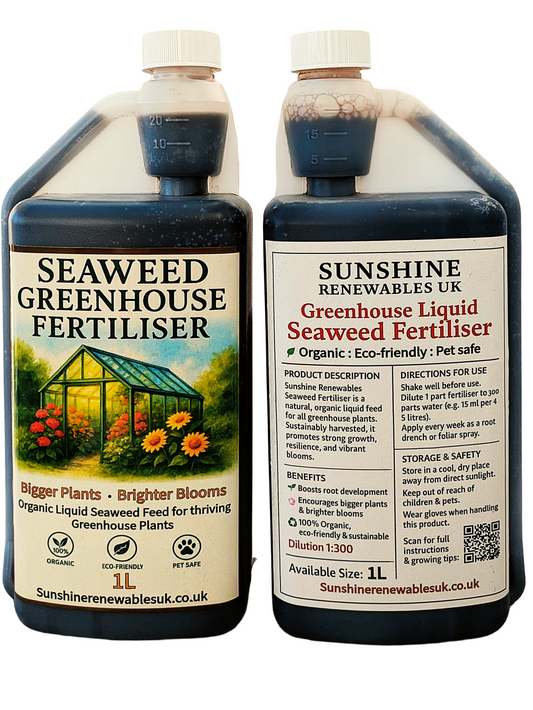 1L Greenhouse Plant Fertiliser – General Purpose Liquid Feed (1:300 Dilution)