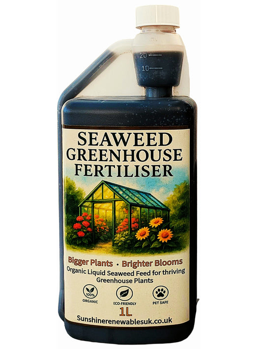 Liquid Seaweed Fertiliser 1L - Greenhouse Plant Fertiliser – General Purpose Liquid Feed (1:300 Dilution)