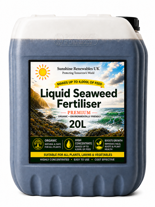 Liquid Seaweed Fertiliser 20L – Concentrated Premium 1:200 General Purpose Feed