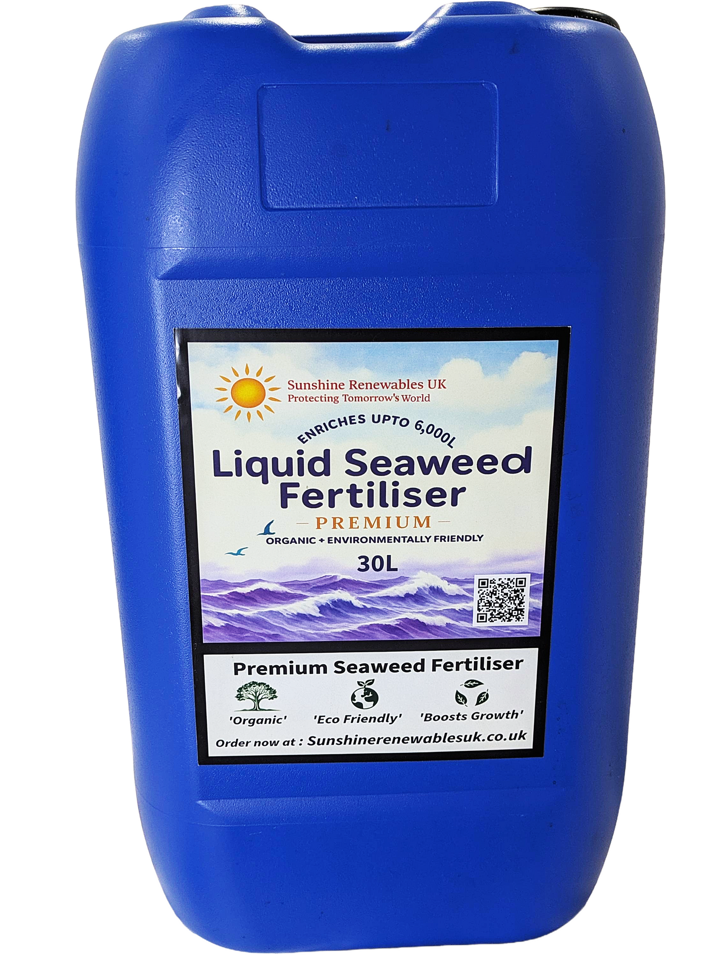 30L Premium Liquid Seaweed Fertiliser – Concentrated 1:200 General Purpose Feed