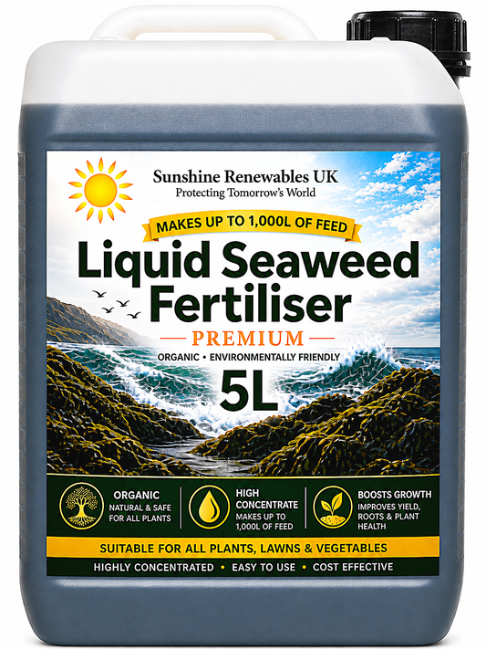 Liquid Seaweed Fertiliser 5L – Concentrated Premium 1:200 General Purpose Feed