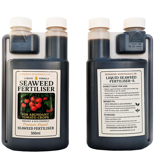 500ml Liquid Seaweed Tomato Fertiliser – Nutrient-Rich Tomato Feed (1:300 Dilution)
